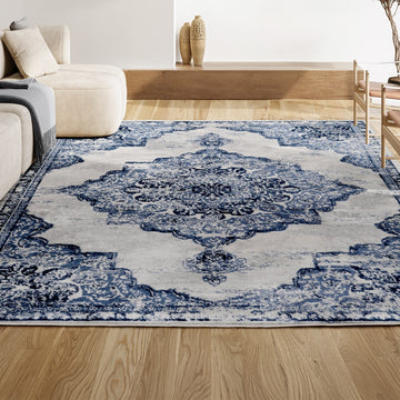 Alhambra Ornate Medallion Modern Area Rug
